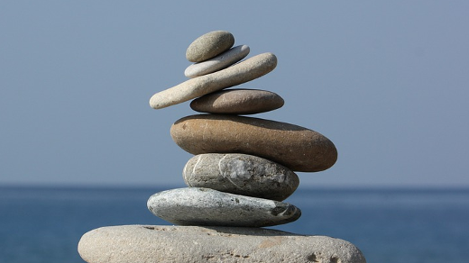 eight stones balancing eight stones balancing